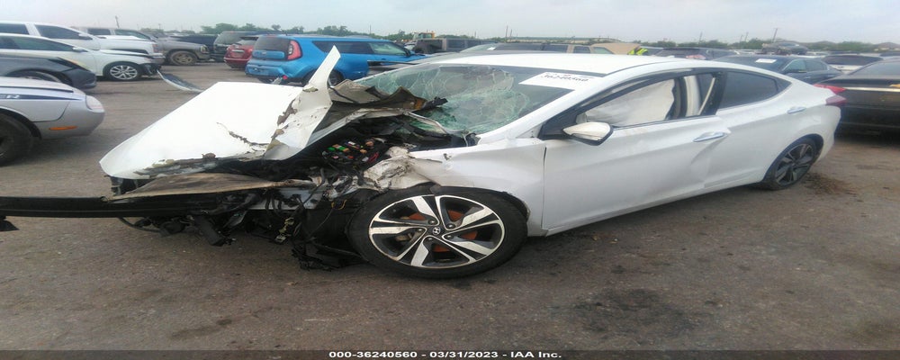 5NPDH4AE8EH495683 2014 HYUNDAI ELANTRA photo no. 2