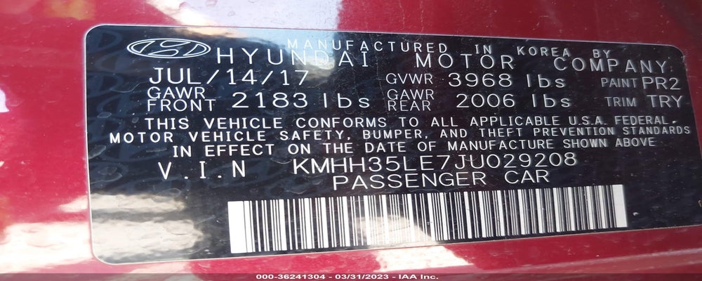 KMHH35LE7JU029208 2018 HYUNDAI ELANTRA GT photo no. 9