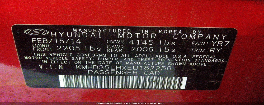 KMHD35LHXEU182258 2014 HYUNDAI ELANTRA GT photo no. 9
