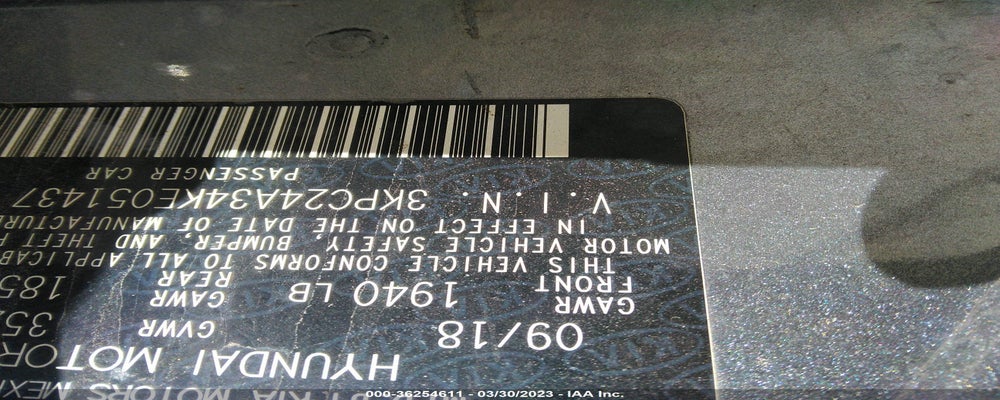 3KPC24A34KE051437 2019 HYUNDAI ACCENT photo no. 9