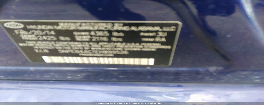 5NPEB4AC1EH899526 2014 HYUNDAI SONATA photo no. 9