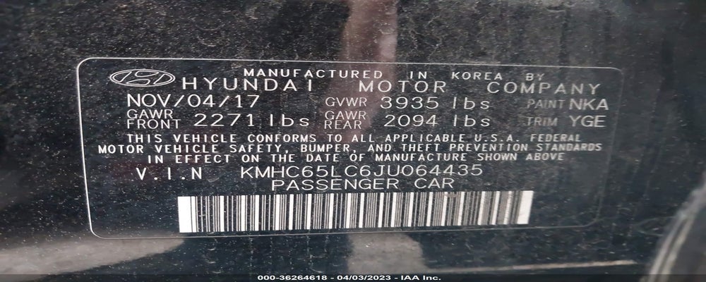 KMHC65LC6JU064435 2018 HYUNDAI IONIQ HYBRID photo no. 9