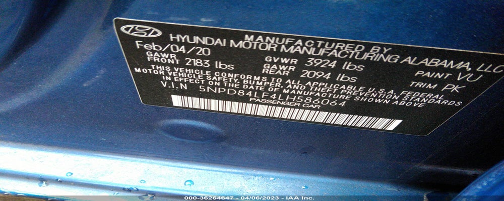 5NPD84LF4LH586064 2020 HYUNDAI ELANTRA photo no. 9