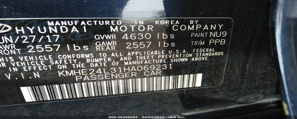 KMHE24L31HA069231 2017 HYUNDAI SONATA HYBRID photo no. 9