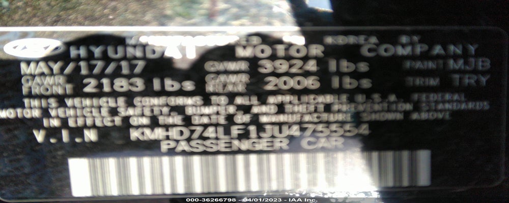 KMHD74LF1JU475554 2018 HYUNDAI ELANTRA photo no. 9