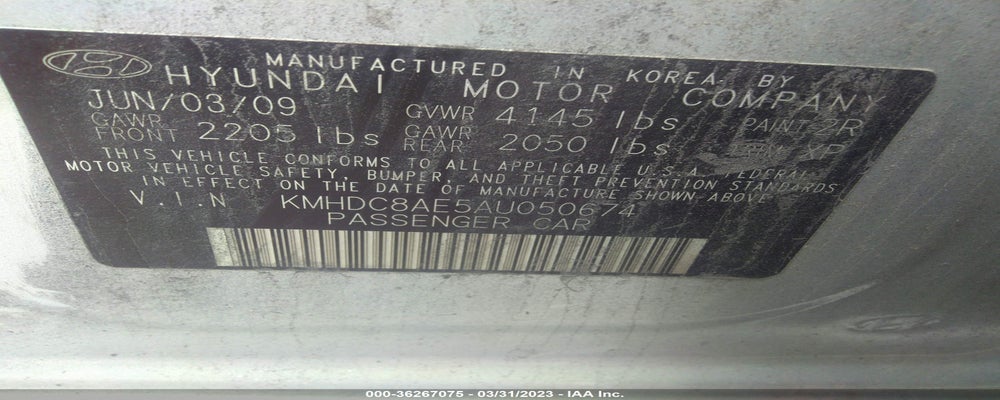 KMHDC8AE5AU050674 2010 HYUNDAI ELANTRA TOURING photo no. 9