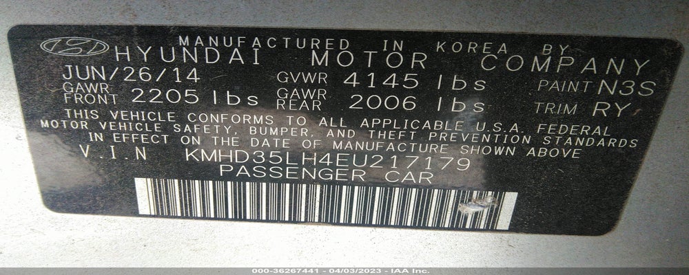 KMHD35LH4EU217179 2014 HYUNDAI ELANTRA GT photo no. 9