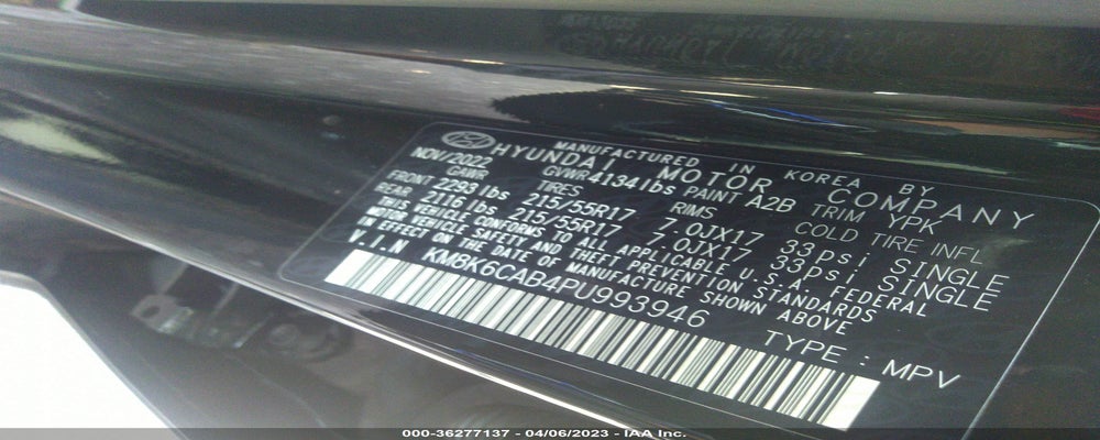 KM8K6CAB4PU993946 2023 HYUNDAI KONA photo no. 9