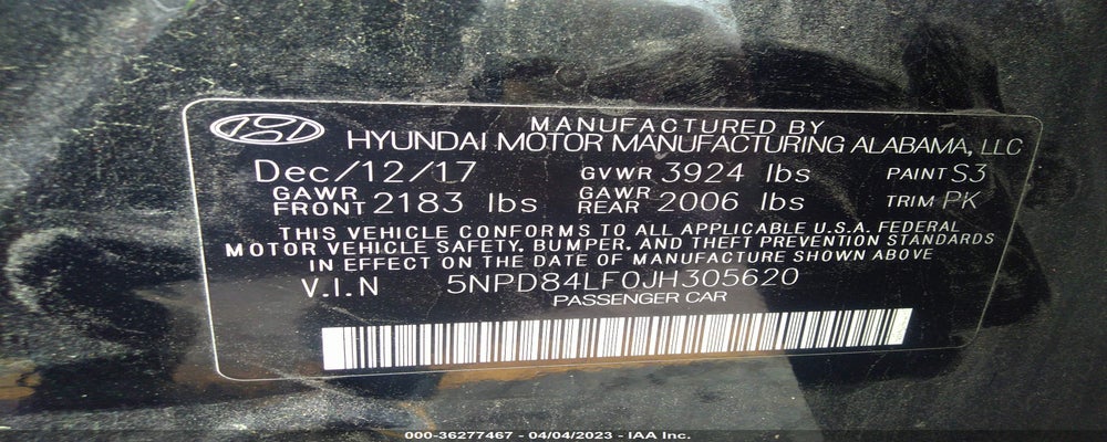 5NPD84LF0JH305620 2018 HYUNDAI ELANTRA photo no. 9