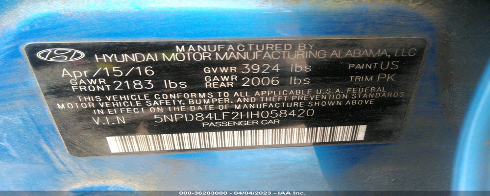 5NPD84LF2HH058420 2017 HYUNDAI ELANTRA photo no. 9