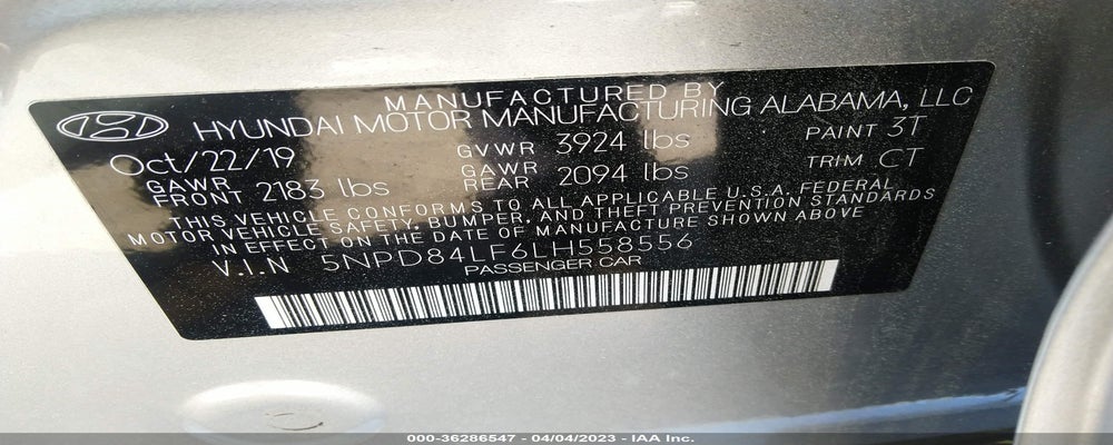 5NPD84LF6LH558556 2020 HYUNDAI ELANTRA photo no. 9