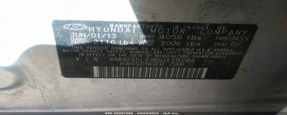 KMHD35LE9DU119284 2013 HYUNDAI ELANTRA GT photo no. 9