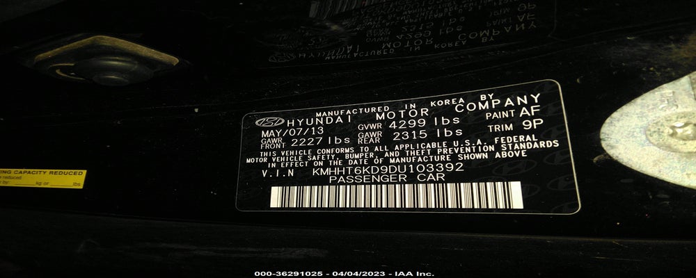 KMHHT6KD9DU103392 2013 HYUNDAI GENESIS COUPE photo no. 9