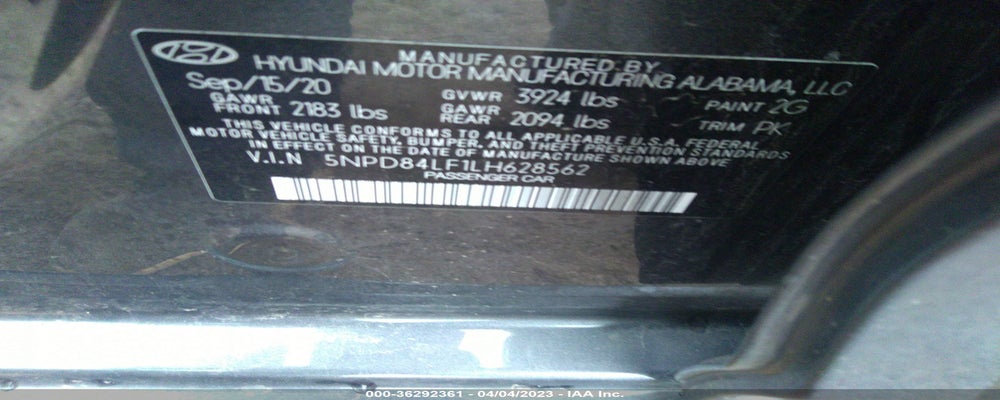 5NPD84LF1LH628562 2020 HYUNDAI ELANTRA photo no. 9