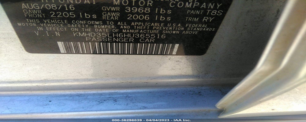 KMHD35LH6HU365516 2017 HYUNDAI ELANTRA GT photo no. 9
