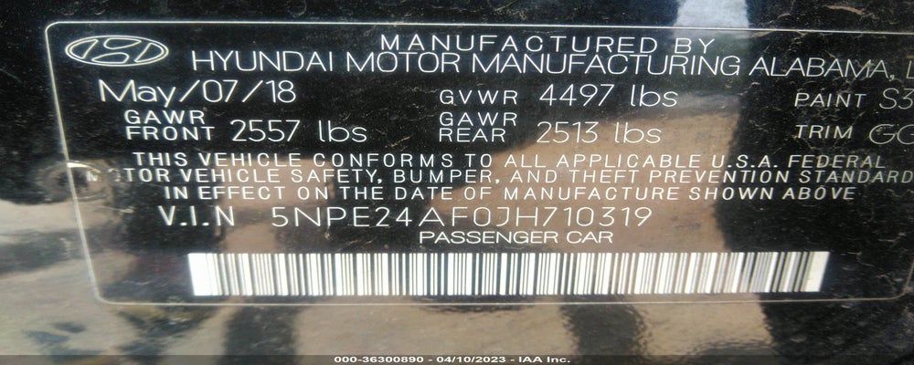 5NPE24AF0JH710319 2018 HYUNDAI SONATA photo no. 9