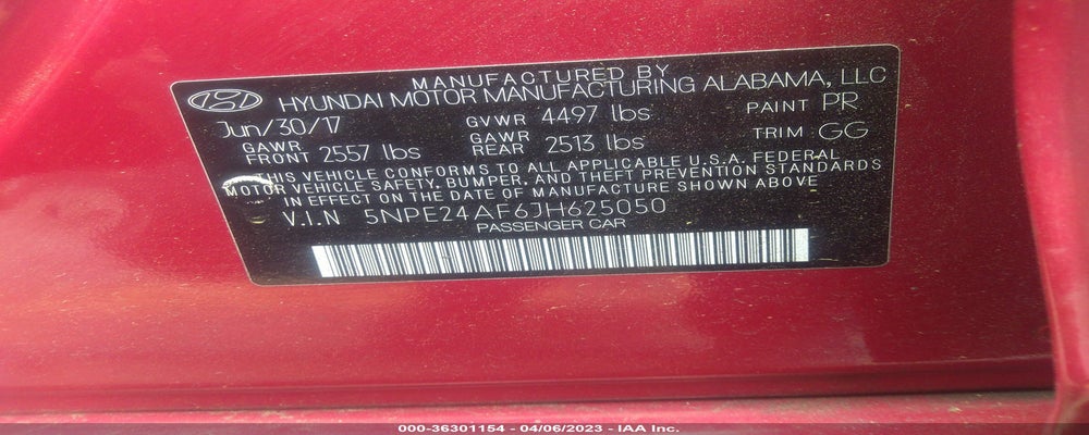 5NPE24AF6JH625050 2018 HYUNDAI SONATA photo no. 9