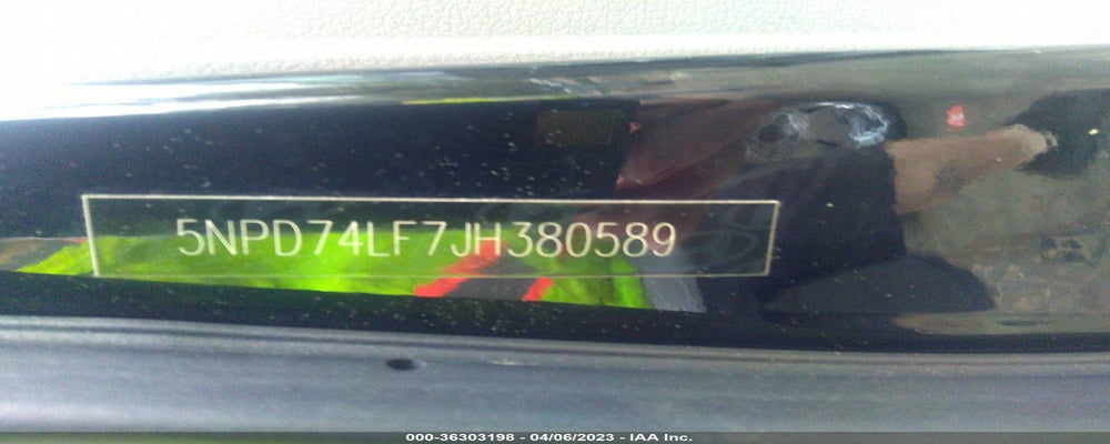 5NPD74LF7JH380589 2018 HYUNDAI ELANTRA photo no. 9