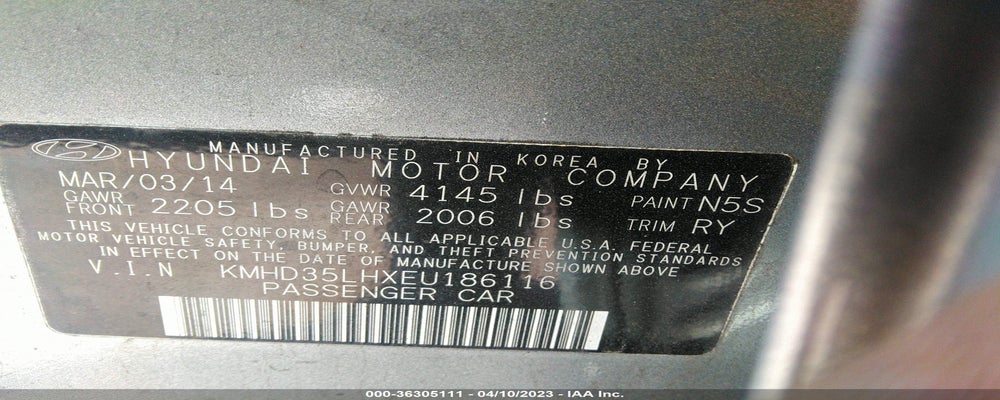 KMHD35LHXEU186116 2014 HYUNDAI ELANTRA GT photo no. 9
