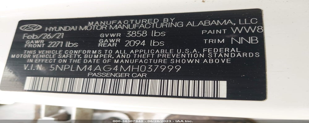 5NPLM4AG4MH037999 2021 HYUNDAI ELANTRA photo no. 9