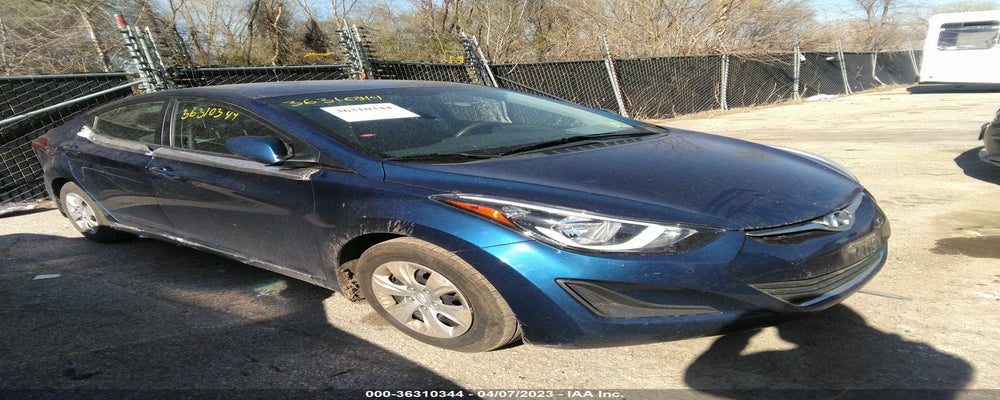 5NPDH4AE4GH777452 2016 HYUNDAI ELANTRA photo no. 4