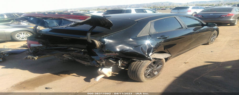 KMHLS4AG2NU322743 2022 HYUNDAI ELANTRA photo no. 4