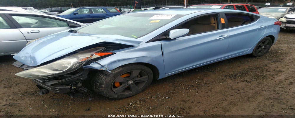 KMHDH4AEXCU182987 2012 HYUNDAI ELANTRA photo no. 2
