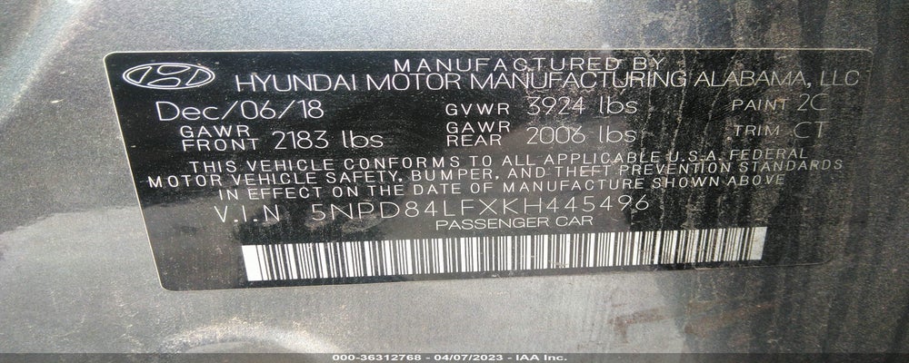 5NPD84LFXKH445496 2019 HYUNDAI ELANTRA photo no. 9