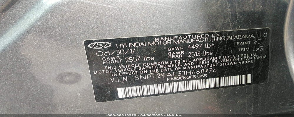 5NPE24AF3JH668776 2018 HYUNDAI SONATA photo no. 9