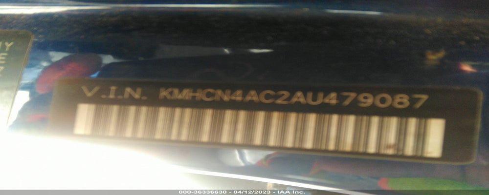 KMHCN4AC2AU479087 2010 HYUNDAI ACCENT photo no. 9