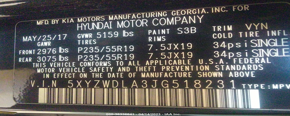 5XYZWDLA3JG518231 2018 HYUNDAI SANTA FE SPORT photo no. 9