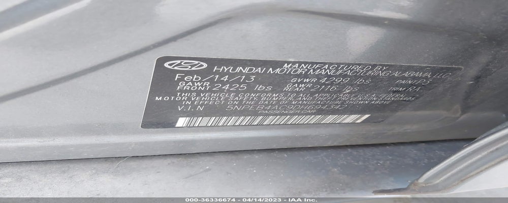 5NPEB4AC9DH694342 2013 HYUNDAI SONATA photo no. 9