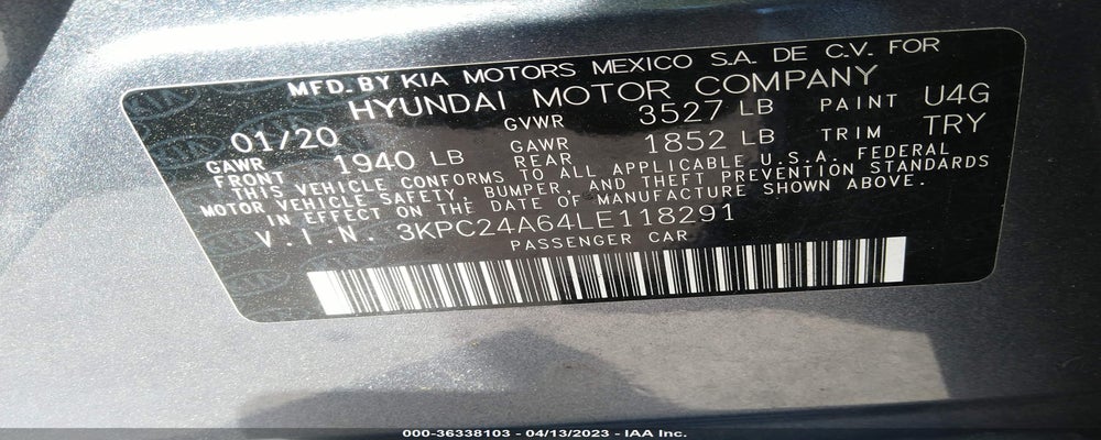 3KPC24A64LE118291 2020 HYUNDAI ACCENT photo no. 9