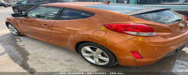 KMHTC6AD9CU027442 2012 HYUNDAI VELOSTER photo no. 3