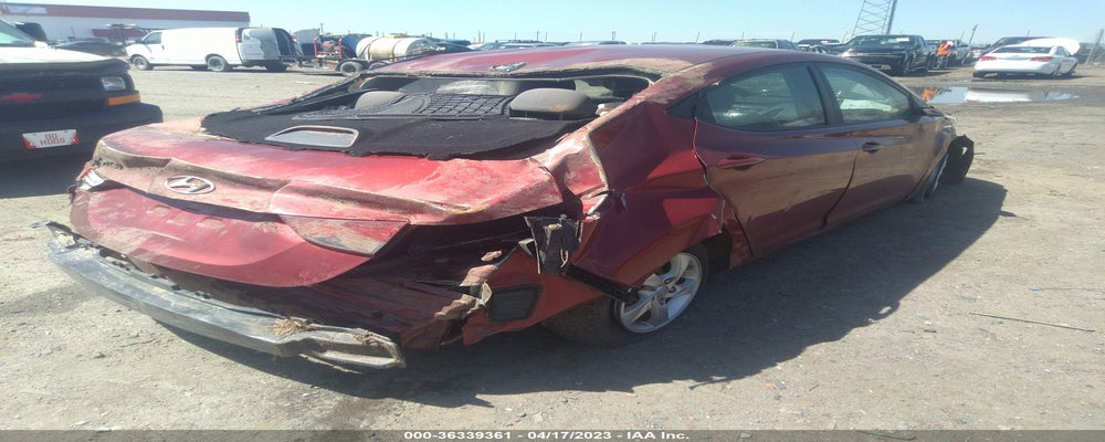 5NPDH4AEXEH542518 2014 HYUNDAI ELANTRA photo no. 4