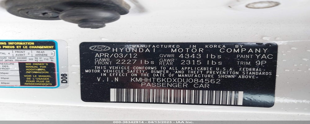 KMHHT6KDXDU084562 2013 HYUNDAI GENESIS COUPE photo no. 9