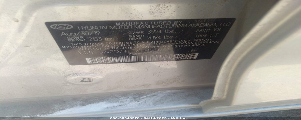 5NPD74LFXLH531251 2020 HYUNDAI ELANTRA photo no. 9