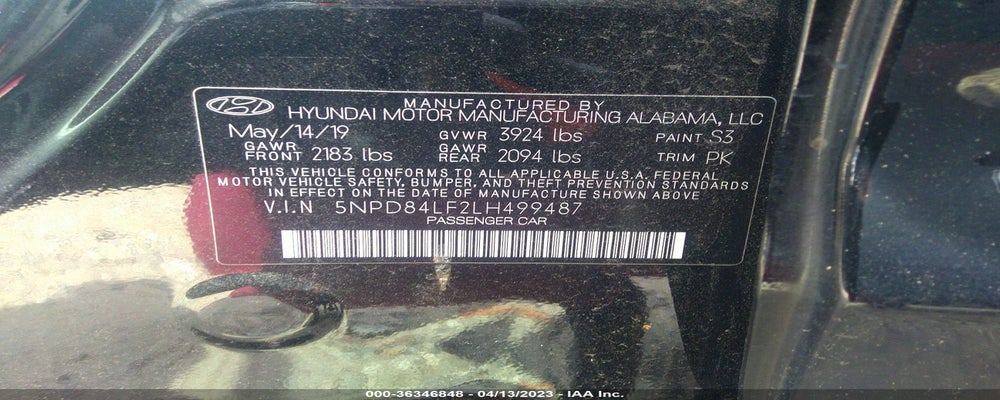 5NPD84LF2LH499487 2020 HYUNDAI ELANTRA photo no. 9