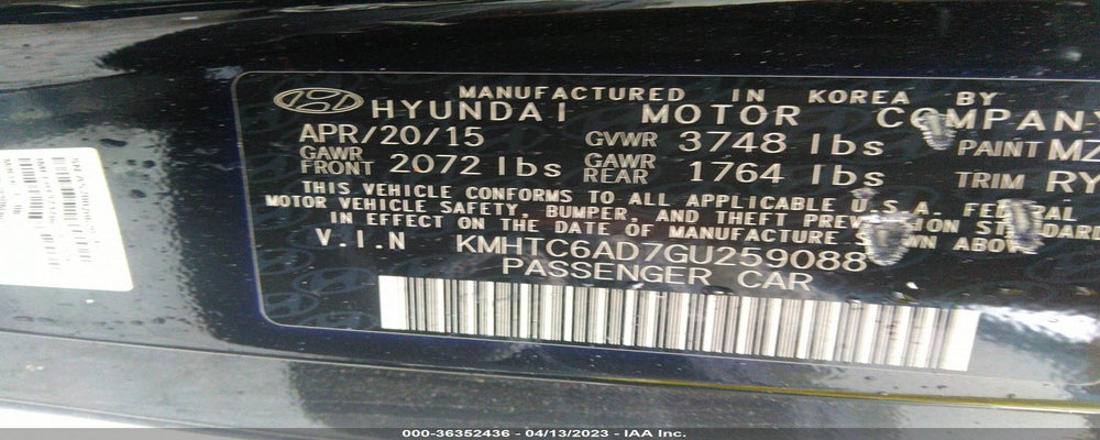 KMHTC6AD7GU259088 2016 HYUNDAI VELOSTER photo no. 9