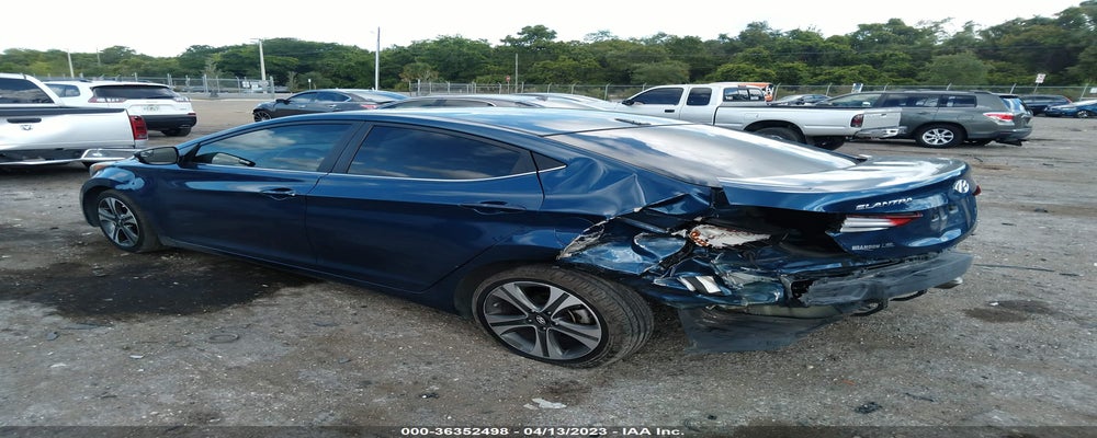 KMHDH4AH4EU119008 2014 HYUNDAI ELANTRA photo no. 3
