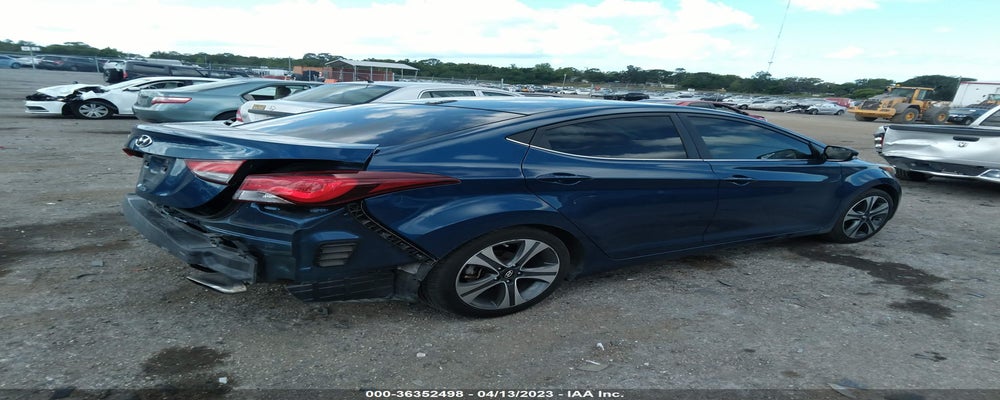 KMHDH4AH4EU119008 2014 HYUNDAI ELANTRA photo no. 4