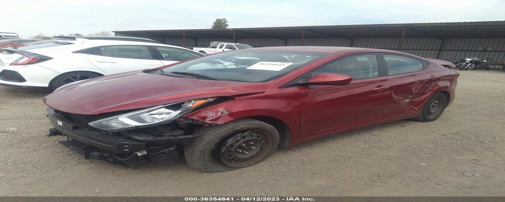 5NPDH4AE6GH693133 2016 HYUNDAI ELANTRA photo no. 2