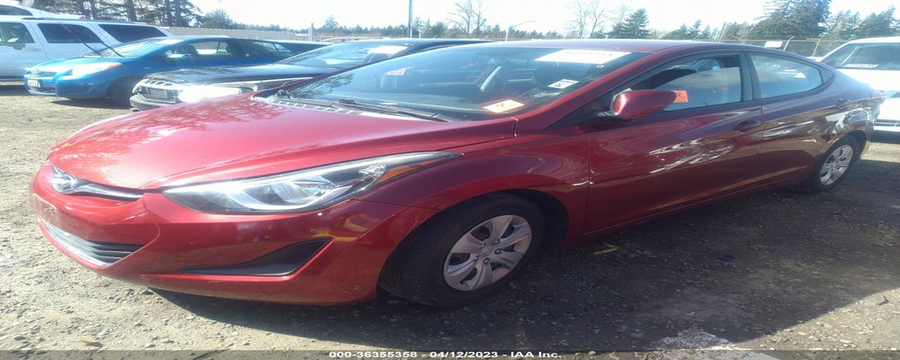 5NPDH4AE1GH701008 2016 HYUNDAI ELANTRA photo no. 2