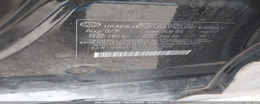 5NPD74LFXLH522534 2020 HYUNDAI ELANTRA photo no. 9
