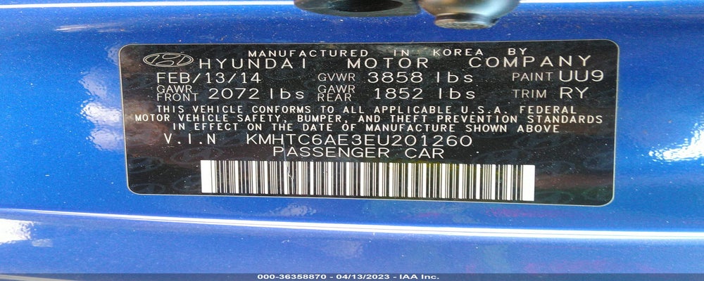 KMHTC6AE3EU201260 2014 HYUNDAI VELOSTER photo no. 9
