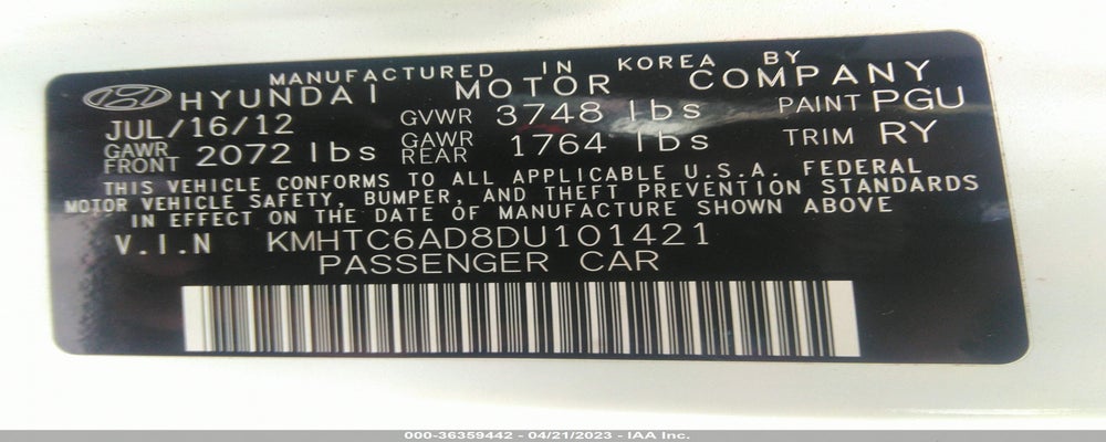 KMHTC6AD8DU101421 2013 HYUNDAI VELOSTER photo no. 9