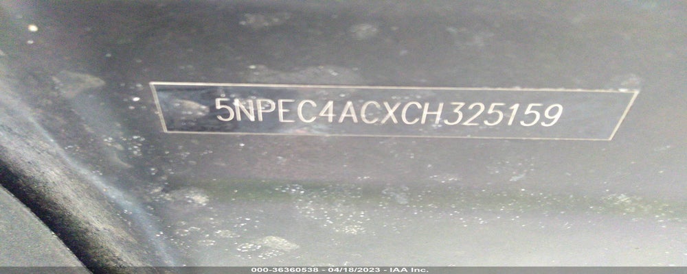 5NPEC4ACXCH325159 2012 HYUNDAI SONATA photo no. 9