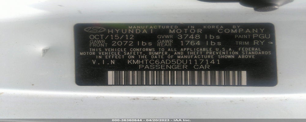 KMHTC6AD5DU117141 2013 HYUNDAI VELOSTER photo no. 9