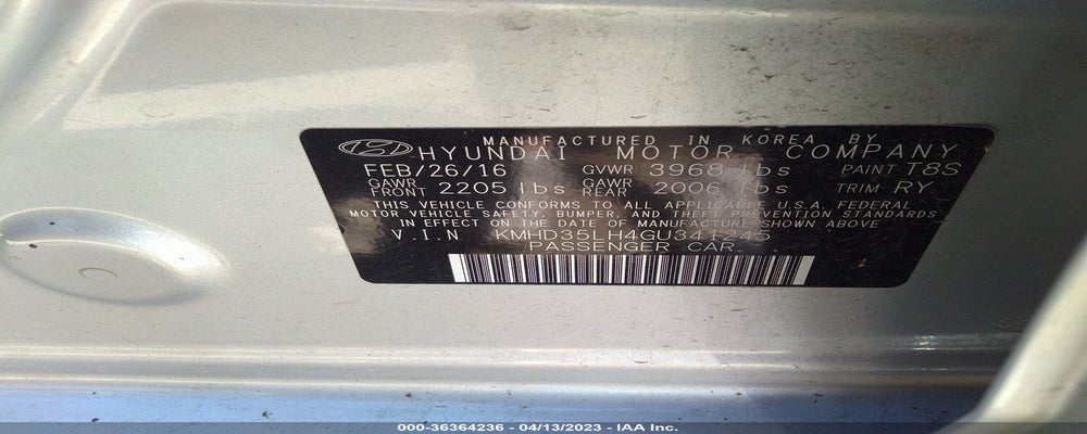 KMHD35LH4GU341245 2016 HYUNDAI ELANTRA GT photo no. 9