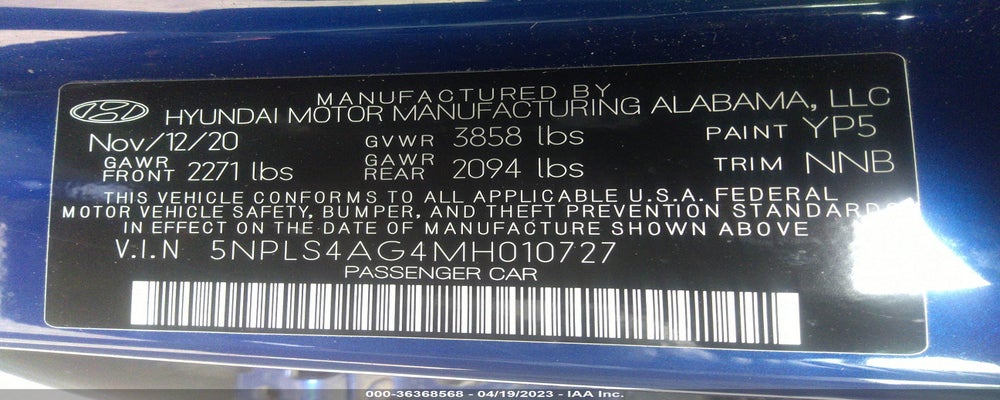 5NPLS4AG4MH010727 2021 HYUNDAI ELANTRA photo no. 9